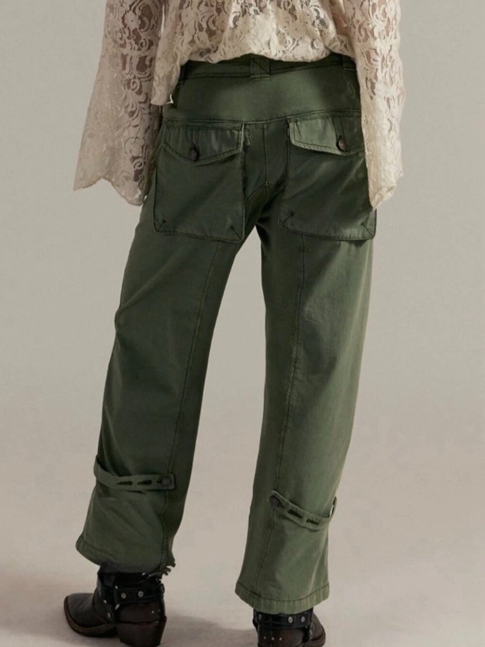 Free People We The Free Safari Sun Cropped Pants - Picture 2 of 8